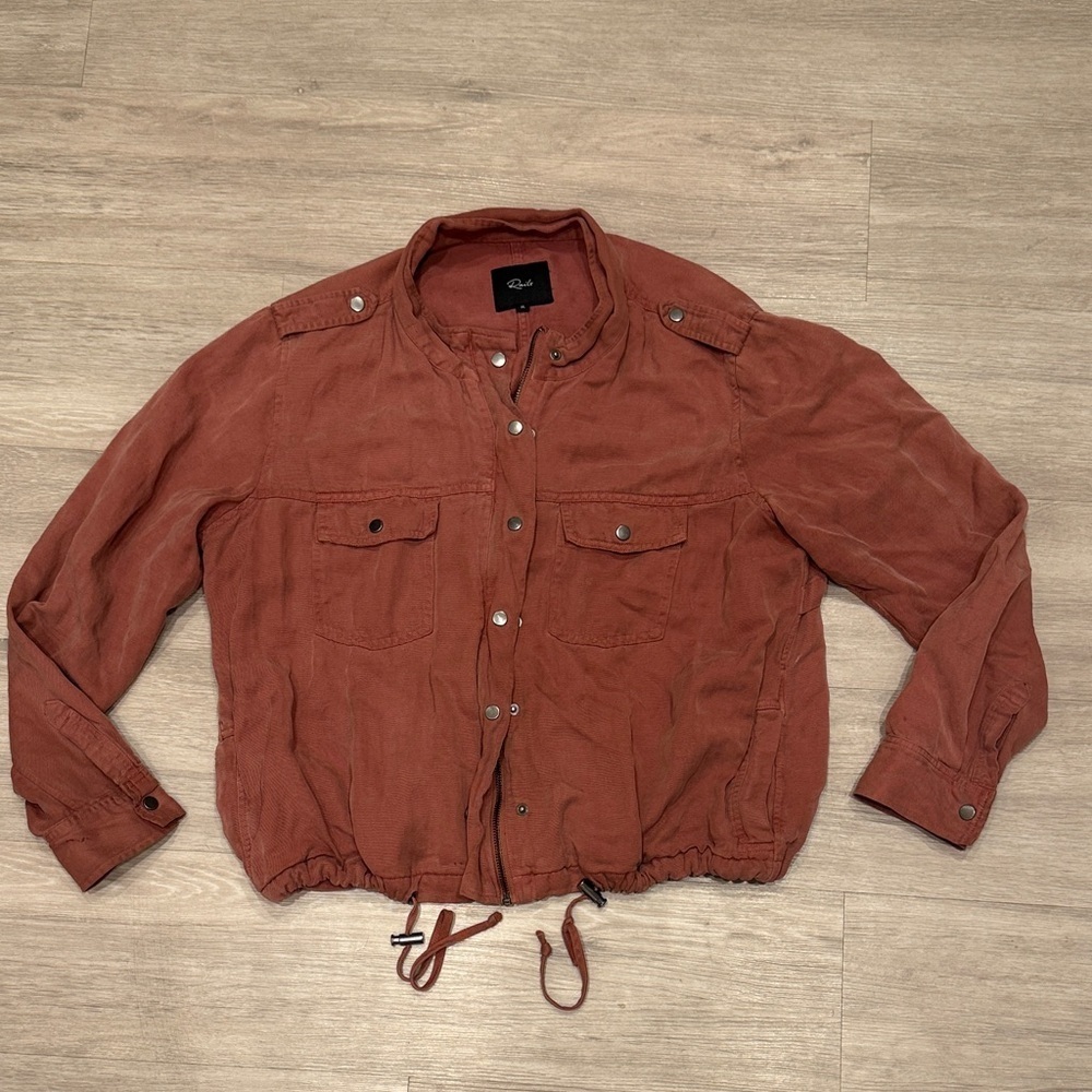 Rails Collins Brick Color Linen Jacket